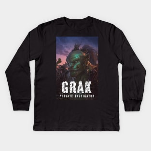 Grak: Private Instigator Kids Long Sleeve T-Shirt